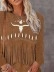 Women's Vintage Ethnic Print T-Shirt