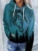 Women'S Western Horse Art Print Hoodie