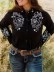 Women's Western Rose Print Shirt