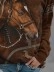 Women's Western Style Woods Love Horse Print Sweatshirt