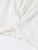 Women's white cotton wrinkled shirt