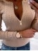 Women's zippered knitted top